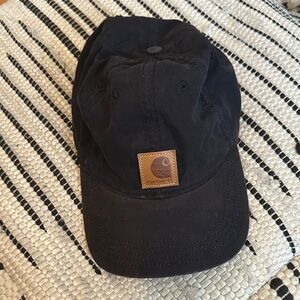 Carhartt Black Cap with Brown Logo Patch